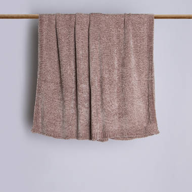 Leonardo Luxe Shimmer Chenille Throw